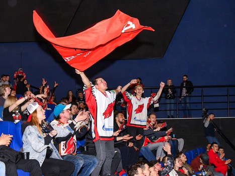 Омск празднует чемпионство «Авангарда»!