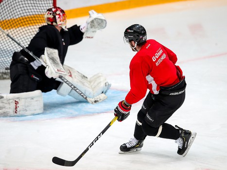 Раскатка «Авангарда» перед пятым матчем серии с «Салаватом Юлаевым»