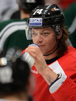 Раскатка "Авангарда" перед матчем со "Львом" 26.11.13