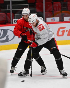 Первая тренировка Майкла Маклауда с командой