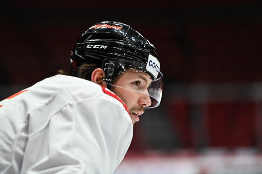 Раскатка «Авангарда» перед матчем с «Локомотивом»