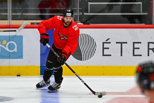 Раскатка «Авангарда» перед матчем с «Амуром»