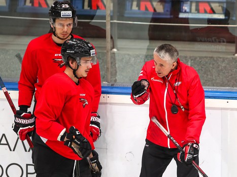 Раскатка «Авангарда» перед вторым матчем серии с «Салаватом Юлаевым»