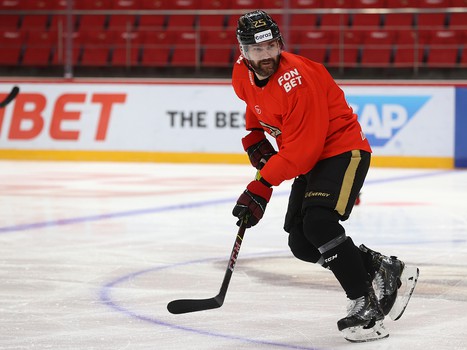 Раскатка «Авангарда» перед матчем с «Витязем»