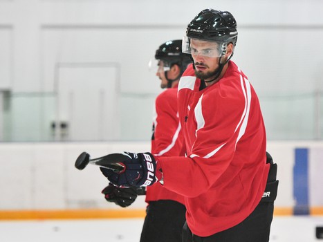 Ледовая тренировка "Авангарда"