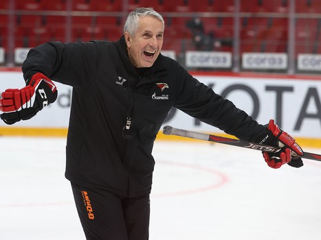 Раскатка «Авангарда» перед матчем с «Локомотивом»