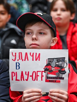 Открытая тренировка «Авангарда» перед финалом Востока