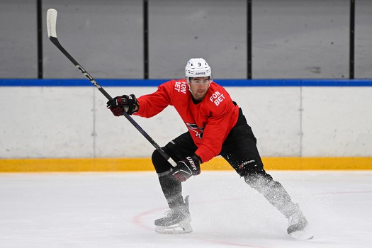 Тренировка «Авангарда» в Хоккейной Академии