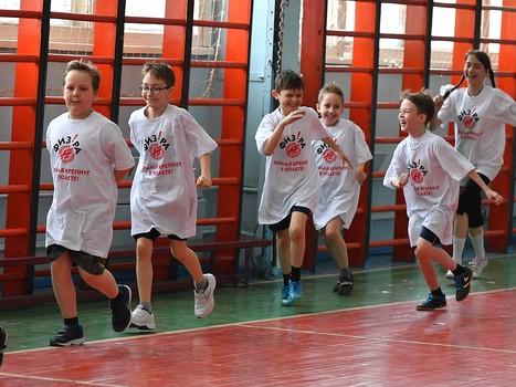 "Физ-ра с "Омскими Ястребами" в 26 гимназии