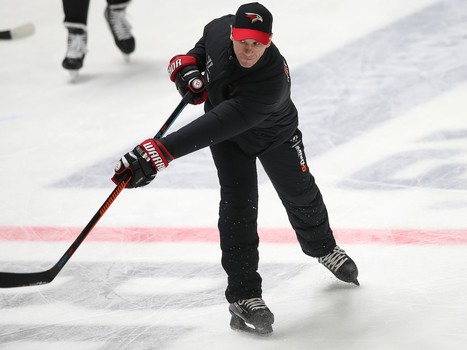 Раскатка «Авангарда» перед матчем с «Трактором»