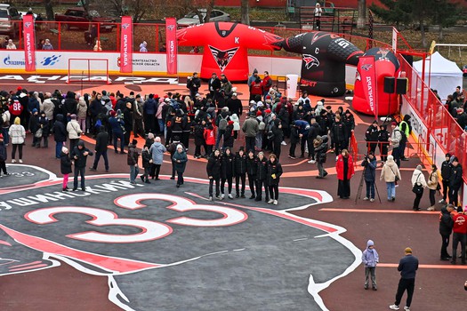 Открытие хоккейной коробки имени Максима Сушинского
