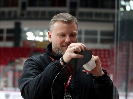 Раскатка «Авангарда» перед матчем с «Автомобилистом»