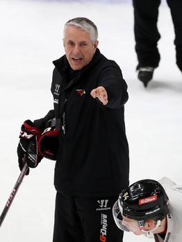 Раскатка «Авангарда» перед матчем с «Автомобилистом»