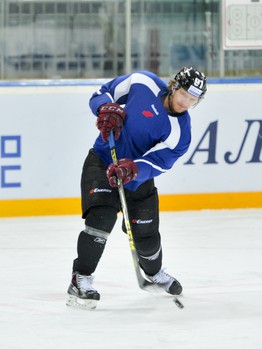 Раскатка "Авангарда" перед домашним матчем против "Медвешчака"