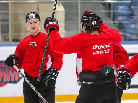 Открытая тренировка «Авангарда» для СМИ