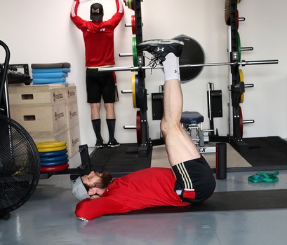 Тренировка «Авангарда» перед стартом финала Кубка Гагарина