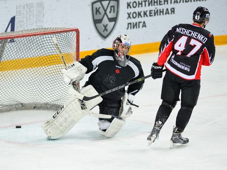 Тренировочный матч "Авангарда" с "Омскими Ястребами"