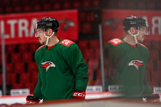 Раскатка «Авангарда» перед первым матчем серии с «Ладой»