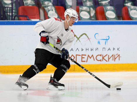Первая тренировка Никиты Сошникова в «Авангарде»