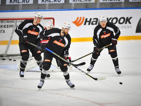 Раскатка "Авангарда" перед выездным матчем с ХК "Сочи"