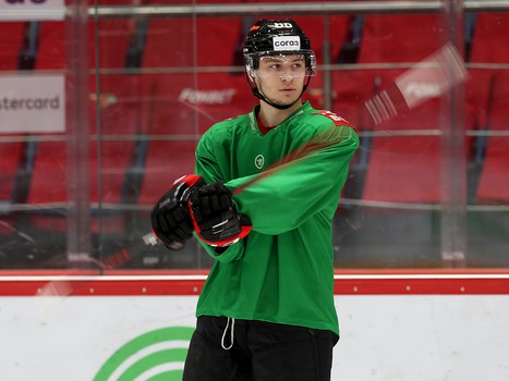 Раскатка «Авангарда» перед матчем с «Салаватом Юлаевым»