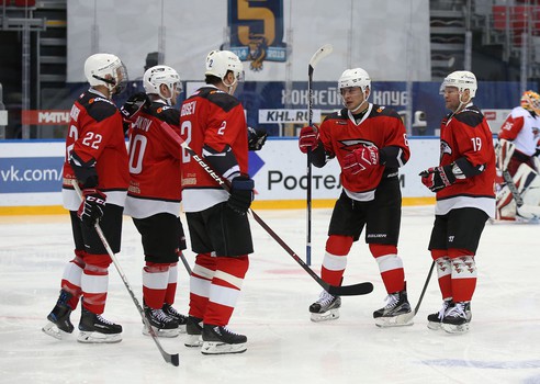 Ветераны «Авангарда» - сборная «Газпром нефти» 11:4