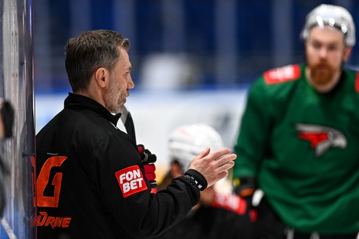 Раскатка «Авангарда» перед третьим матчем серии с «Локомотивом»