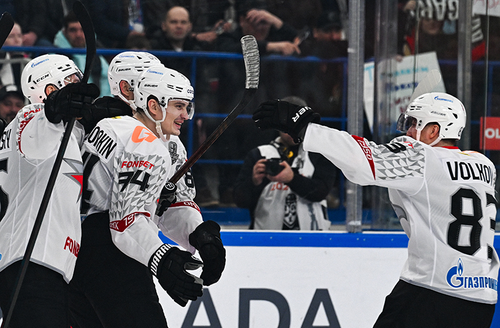 ПРОЯВИЛИ ХАРАКТЕР | Победная раздевалка «Авангарда» после 4-го матча с «Нефтехимиком»