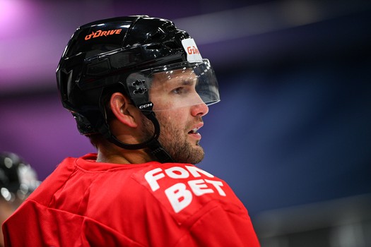 Раскатка «Авангарда» перед товарищеским матчем с минским «Динамо»