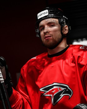 Тренировка «Авангарда» перед матчем с «Нефтехимиком»