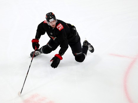 Раскатка «Авангарда» перед матчем с «Металлургом»