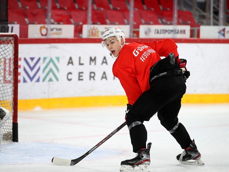 Раскатка «Авангарда» перед выездным матчем с «Автомобилистом»