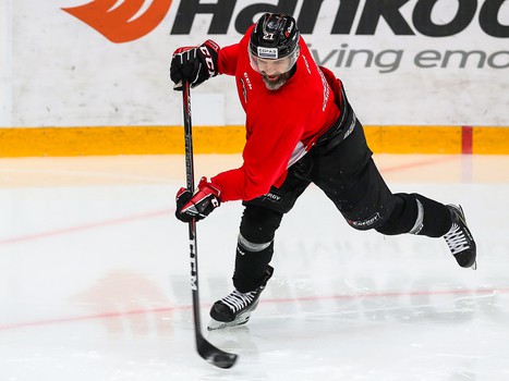 Раскатка «Авангарда» перед первым матчем серии с «Салаватом Юлаевым»