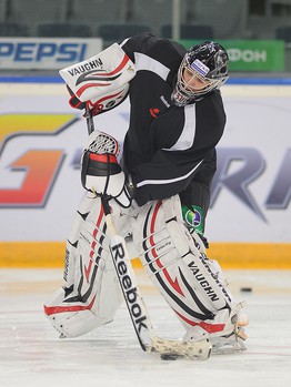 Раскатка "Авангарда" перед матчем с "Локомотивом" 8 сентября 2013