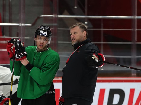 Открытая тренировка «Авангарда» для прессы и болельщиков