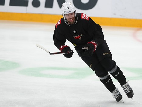 Тренировка «Авангарда» перед вторым матчем серии в Магнитогорске