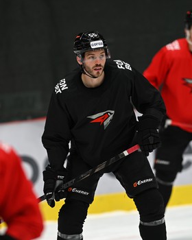 Тренировка «Авангарда» перед матчем с «Адмиралом»