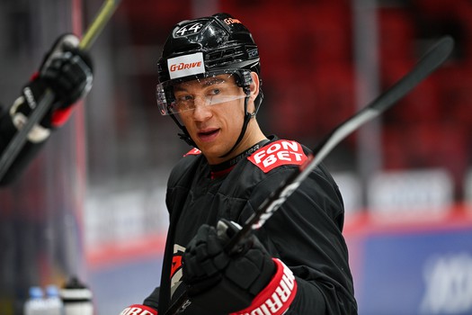 Тренировка «Авангарда» в Омске