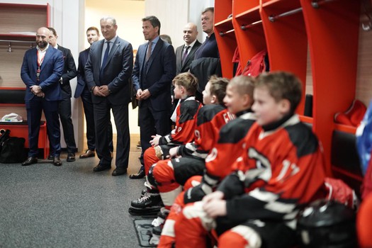 Открытие центрального комплекса Хоккейной Академии «Авангард» 