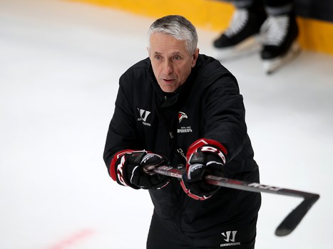 Раскатка «Авангарда» перед матчем с «Амуром»