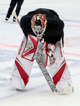 Раскатка «Авангарда» перед матчем со «Спартаком»