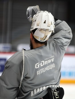 Раскатка «Авангарда» перед матчем с «Салаватом Юлаевым»