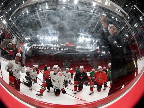 Открытая тренировка «Авангарда» перед плей-офф