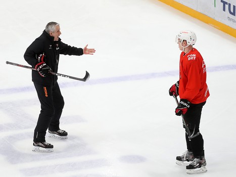 Тренировка «Авангарда» перед выездом