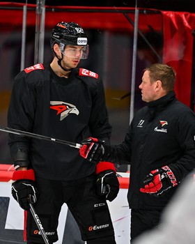 Тренировка «Авангарда» перед матчем с «Адмиралом»