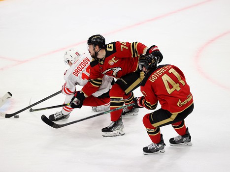 17.02.2022. Товарищеский матч. «Авангард» - «Спартак» 3:5