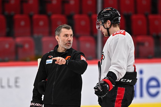 Раскатка «Авангарда» перед пятым матчем серии с «Локомотивом»