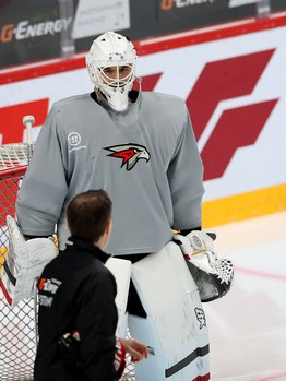 Раскатка «Авангарда» перед матчем с «Ак Барсом»