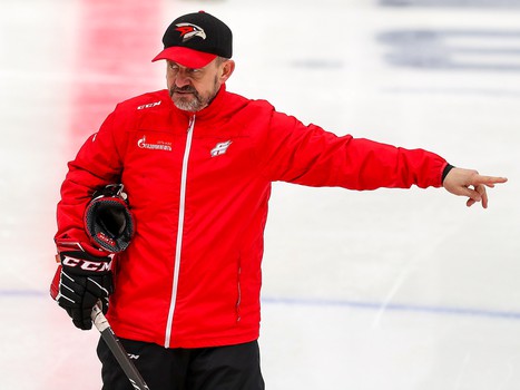 Раскатка «Авангарда» перед первым матчем серии с «Салаватом Юлаевым»