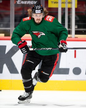 Раскатка «Авангарда» перед матчем с «Металлургом»